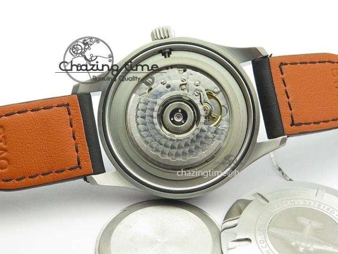 MIROTIME 0305 Mark XVIII IW327002 SS Mk Maker Best Edition White Dial On Black Leather Strap A SunProtective 7298